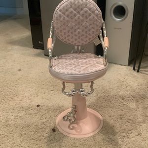 American girl doll styling chair